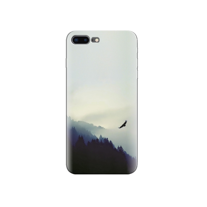 Husa Iphone 8 Plus Flying Eagle Blue Fog Sky Forest