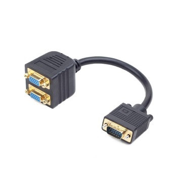 Pachet 2 buc -Splitter VGA, 0.2 m, Gembird  Pachet 2 buc -Splitter VGA, 0.2 m, Gembird
