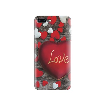 Husa Iphone 8 Valentine Red And White Heart Husa Iphone 8 Valentine Red And White Heart