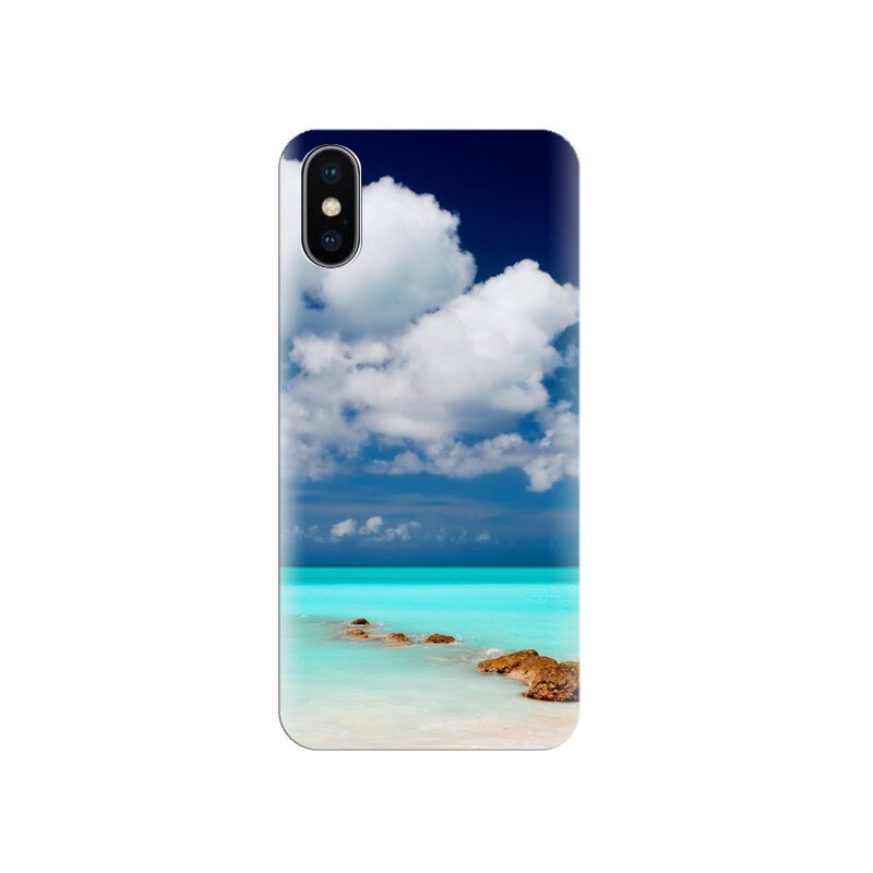 Husa Iphone X Clear-Blue-Sea-Sky