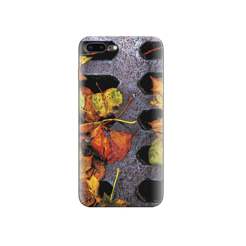 Husa Iphone 7 Urban Sewer Autumn Fallen Leaves