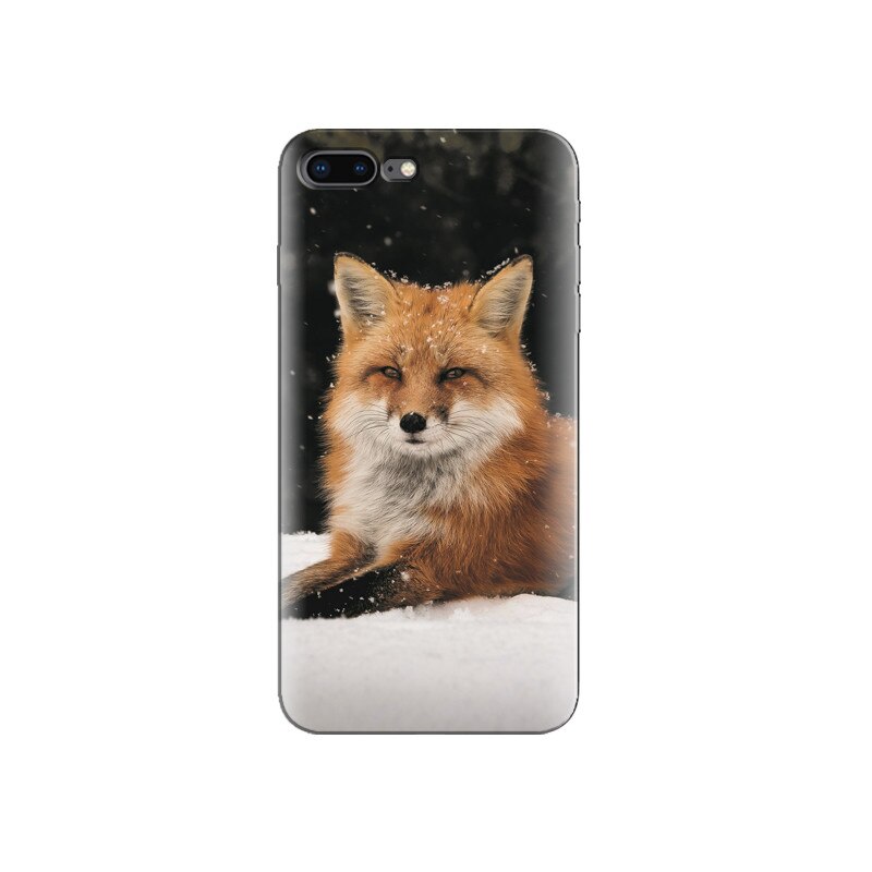 Husa Iphone 8 White Tiger Swimming