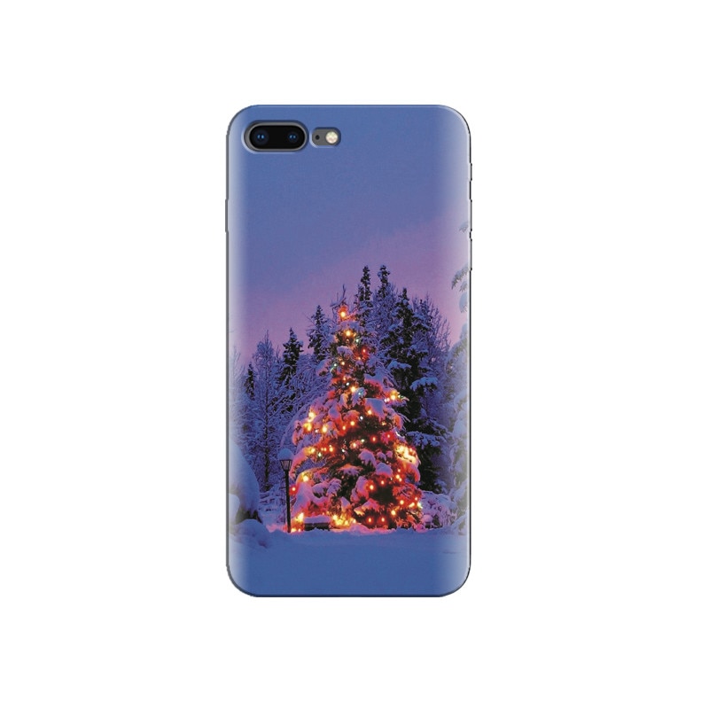 Husa Iphone 7 Snowy Decorated Christmas Tree