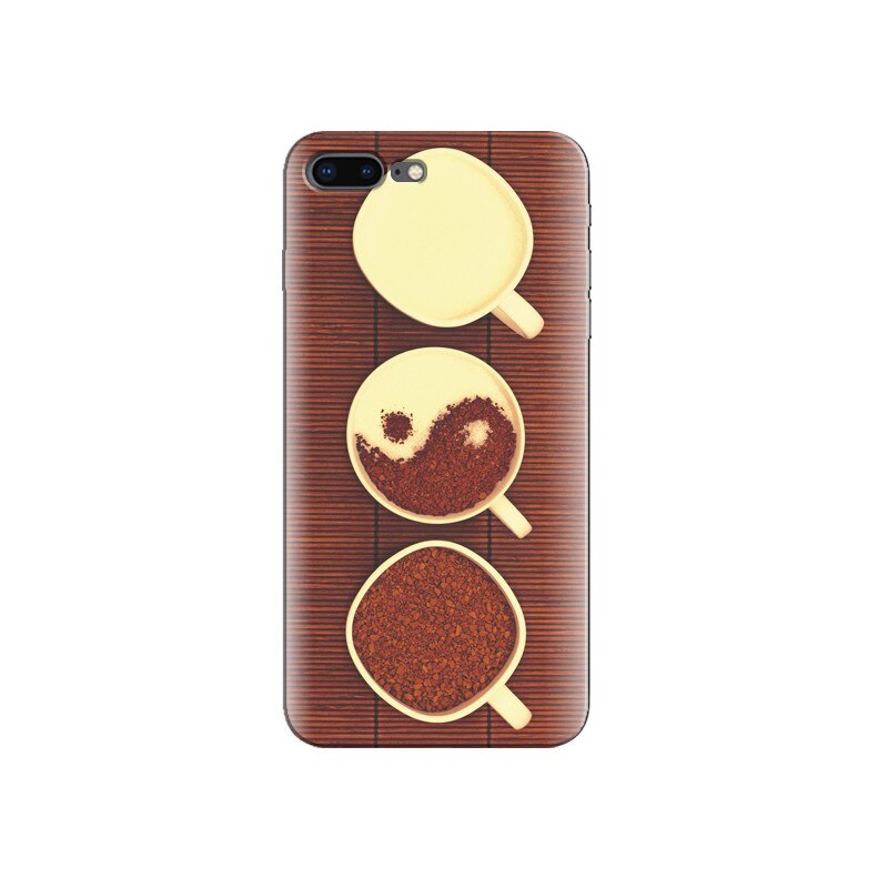Husa Iphone 7 Plus Vintage Light Ying Yang Coffee Cups