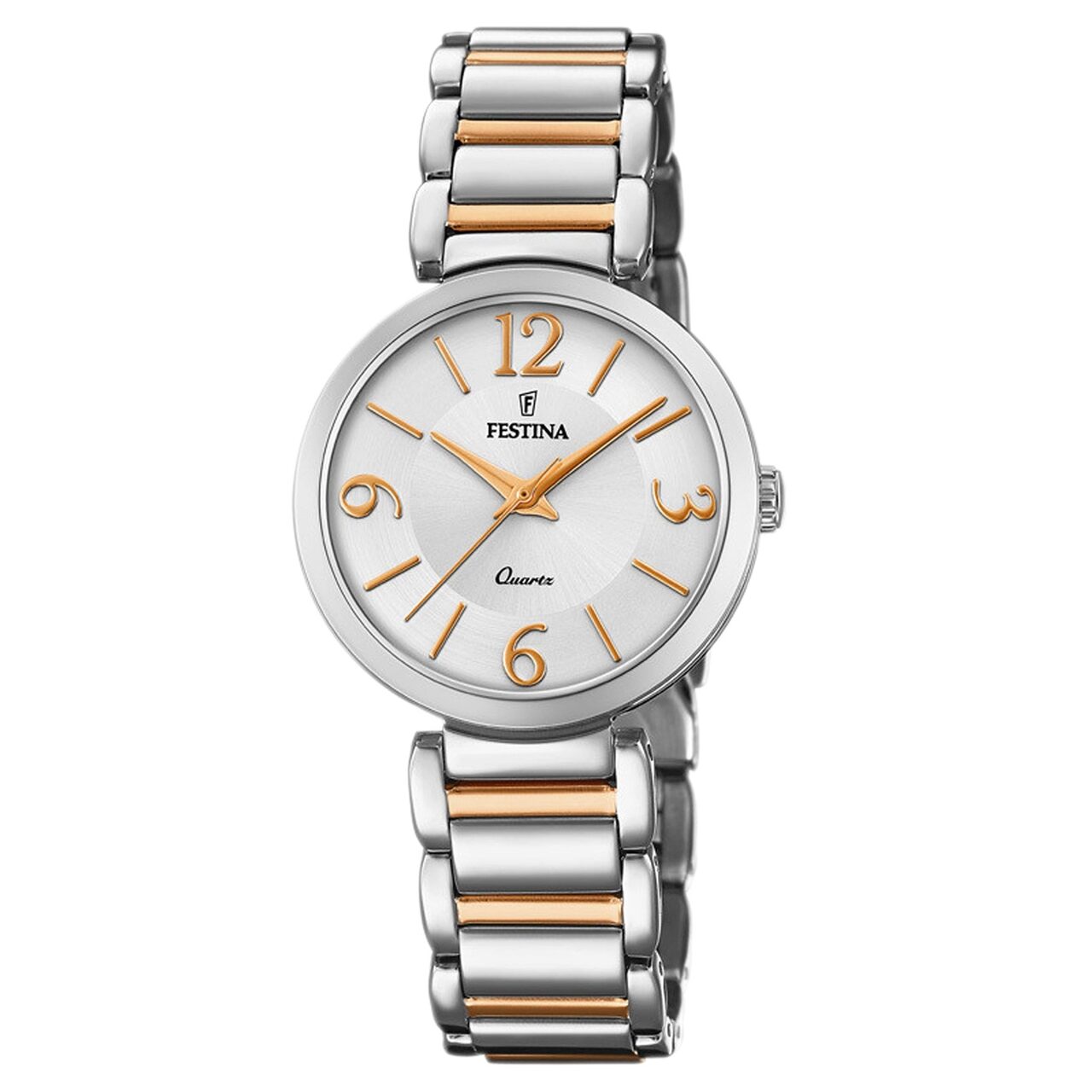 Ceas de dama Festina F20213/2 Mademoiselle 30mm, 5ATM, Argintiu