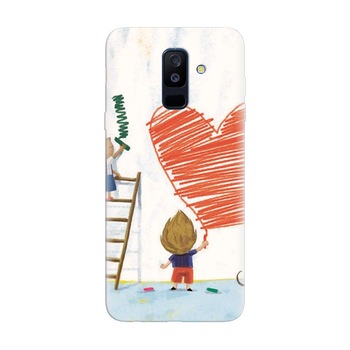 Husa silicon pentru Samsung Galaxy J8 2018, I Love You Creatures Husa silicon pentru Samsung Galaxy J8 2018, I Love You Creatures