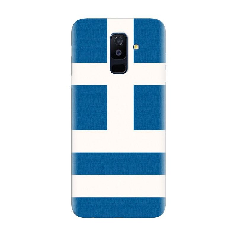 Husa silicon pentru Samsung Galaxy J8 2018, Greece Flag