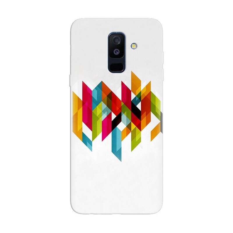 Husa silicon pentru Samsung Galaxy J8 Plus 2018, Geometric