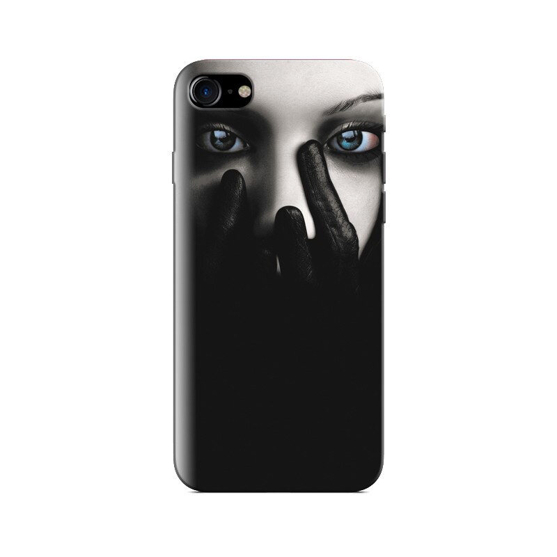 Husa Iphone 5s Beautiful Girls Sketch With Blue Eyes 3g