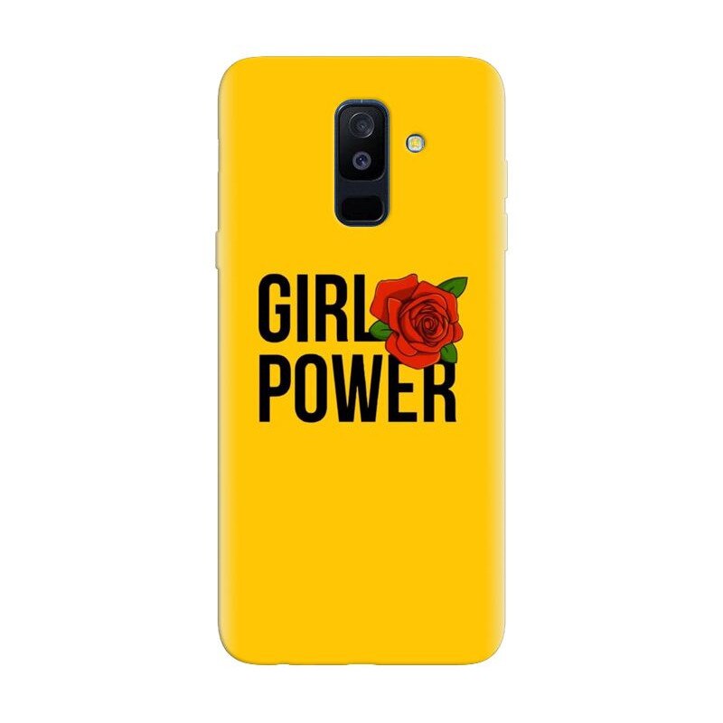 Husa silicon pentru Samsung Galaxy J8 Plus 2018, Girl Power