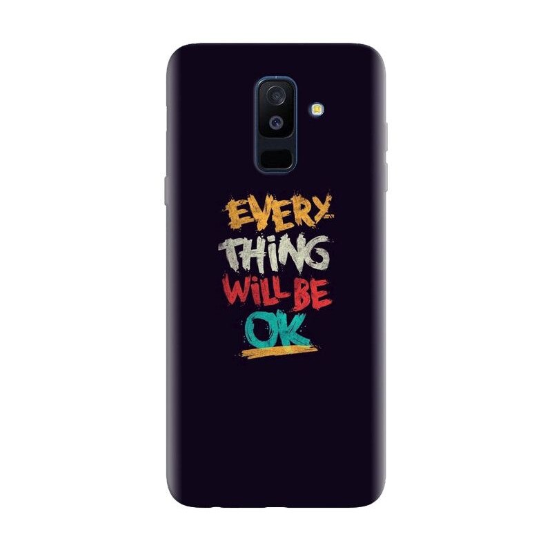 Husa silicon pentru Samsung Galaxy J8 2018, Everything Will Be Ok