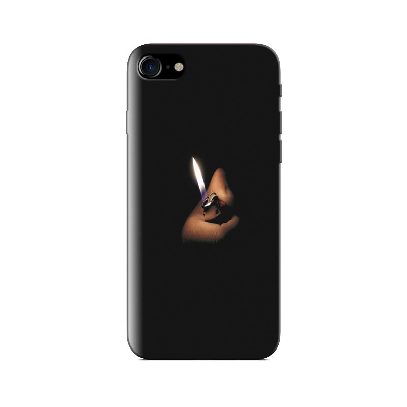 Husa Iphone 8 Black With Lighter