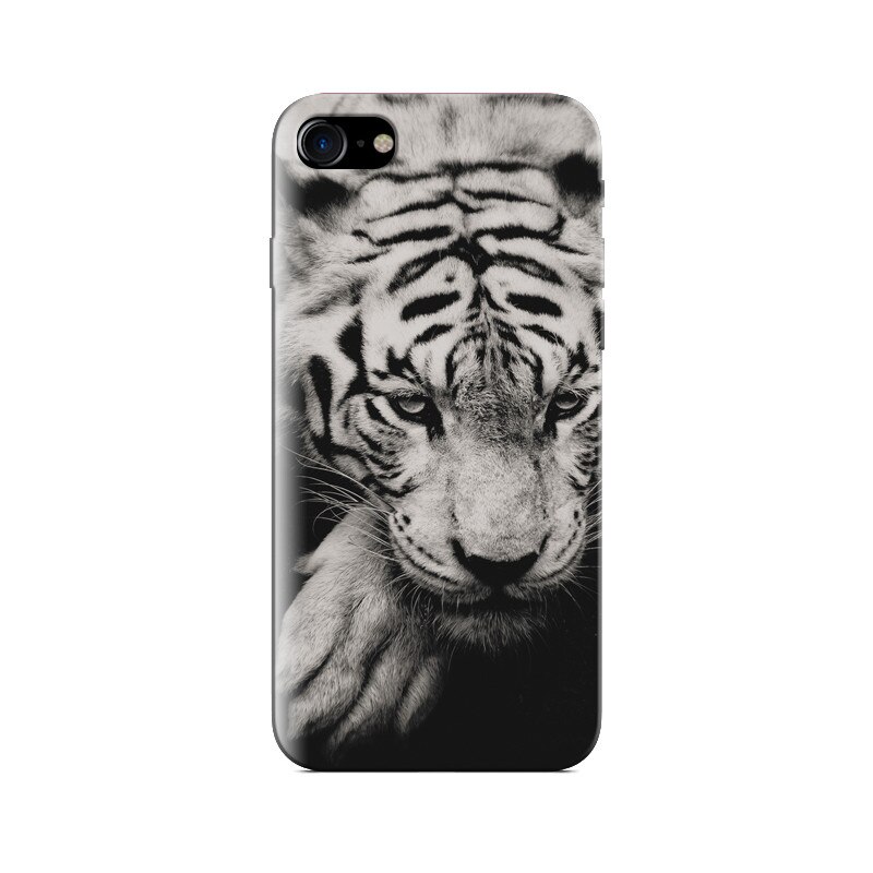 Husa Iphone 8 Black And White Tiger Awesome