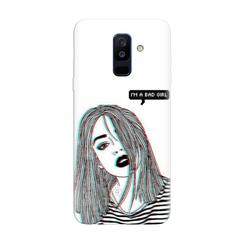 Husa silicon pentru Samsung Galaxy J8 2018, Im A Bad Girl