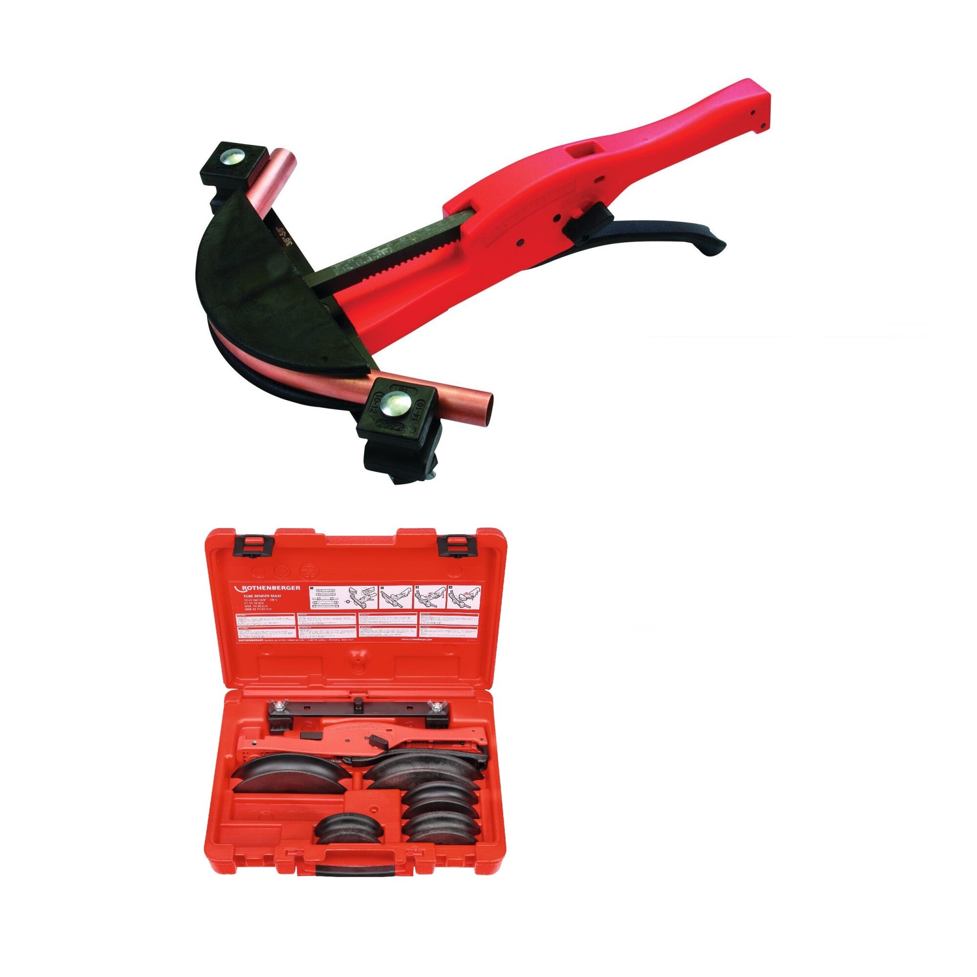Set manual pentru confectionat coturi Rothenberger TUBE BENDER MAXI