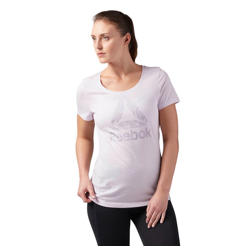 Tricou femei Reebok DragonFly Scoop, Roz