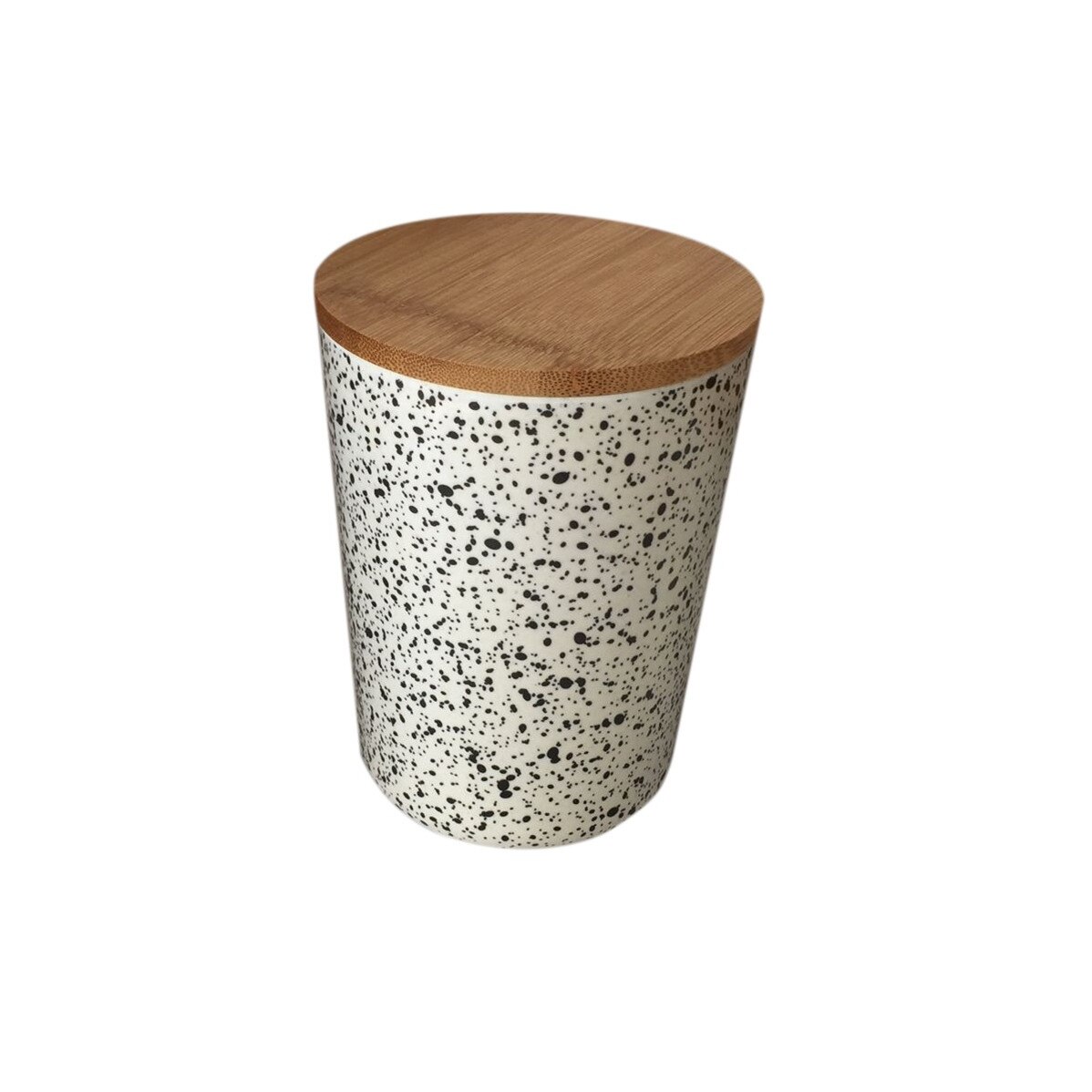 Recipient depozitare cu capac - din bambus Grunberg BM007 Puncte