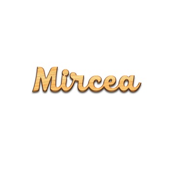 Decor nume Mircea 20 cm inaltime Decor nume Mircea 20 cm inaltime