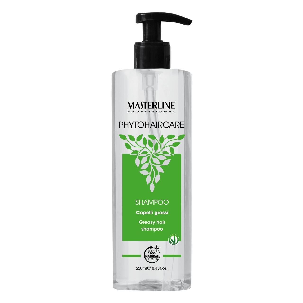 Sampon par gras Tratament Bio Masterline 250ml 100% natural, Vegan OK. made in Italy