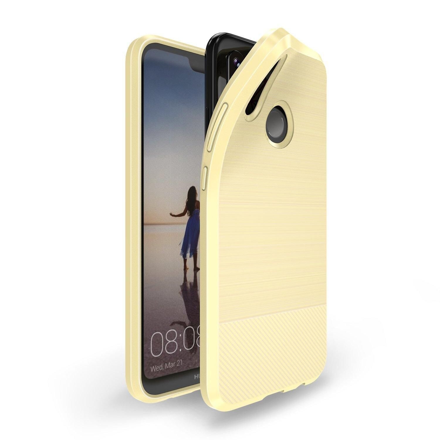 Husa Huawei P20 lite Dux Ducis Mojo Case Silicon - gold