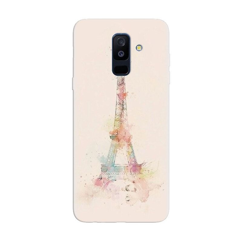 Husa silicon pentru Samsung Galaxy J8 Plus 2018, Eiffel Tower 001