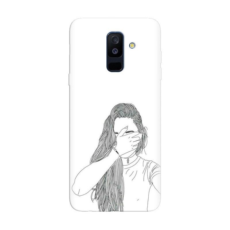 Husa silicon pentru Samsung Galaxy J8 Plus 2018, Dont Look