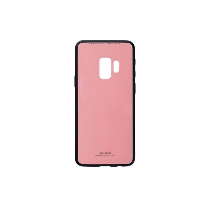 Розов стъклен кейс Iberry за Samsung Galaxy S9 G960