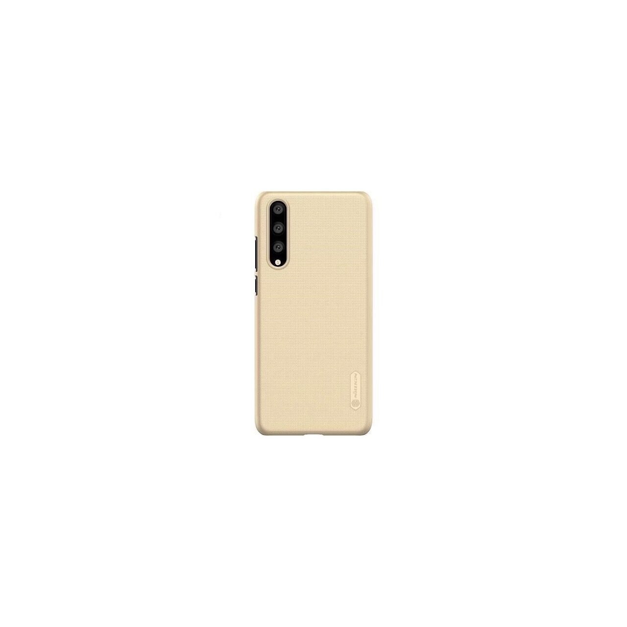 Husa Nillkin Super Frosted Shield Aurie + Folie Sticla Pentru Huawei P20 Pro