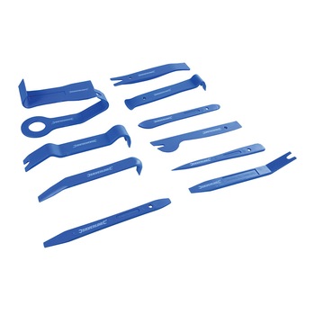 Set 11 piese pentru extras clipsuri, ornamente bord auto, Silverline Set 11 piese pentru extras clipsuri, ornamente bord auto, Silverline