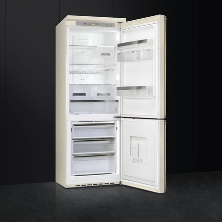 Combina frigorifica SMEG Coloniale FA8003PO, No Frost, Clasa A+, 356L, crem