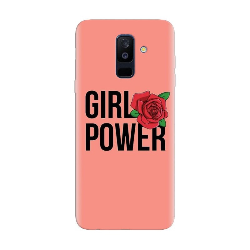Husa silicon pentru Samsung Galaxy J8 Plus 2018, Girl Power 2