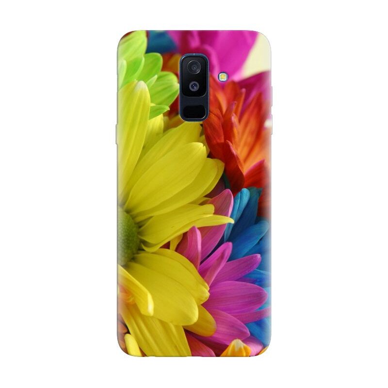 Husa silicon pentru Samsung Galaxy J8 2018, Flower
