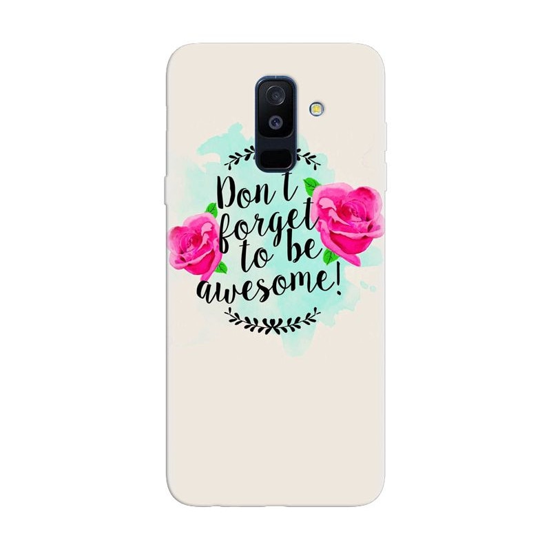 Husa silicon pentru Samsung Galaxy J8 Plus 2018, Dont Forget