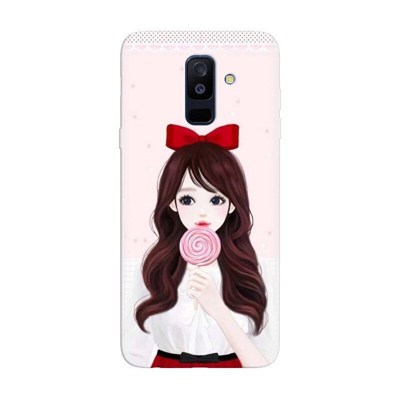 Husa silicon pentru Samsung Galaxy J8 2018, Girly 001