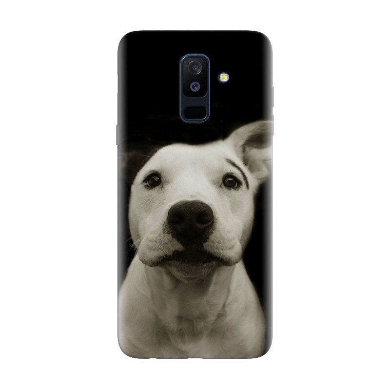 Husa silicon pentru Samsung Galaxy A6 Plus 2018, Funny Dog