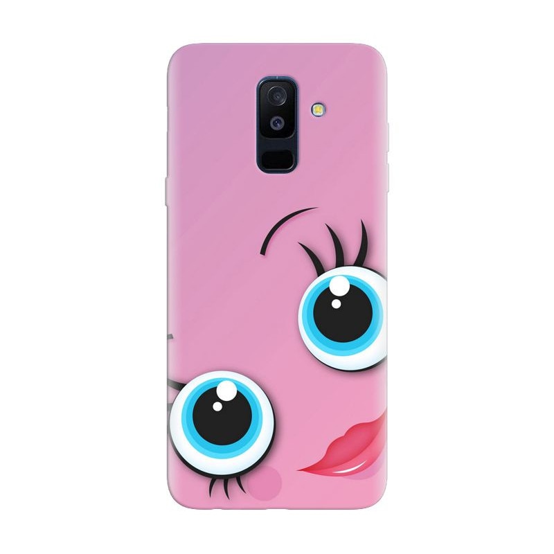 Husa silicon pentru Samsung Galaxy A6 Plus 2018, Girly Cute