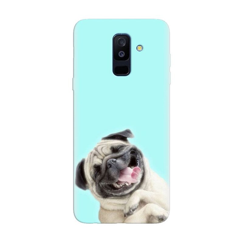 Husa silicon pentru Samsung Galaxy J8 2018, Happy Dog