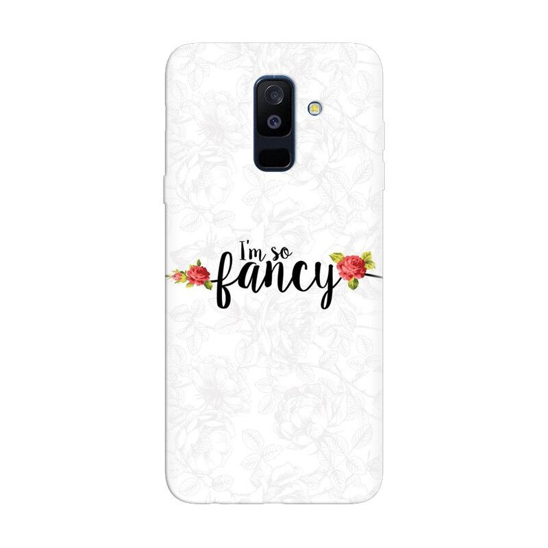 Husa silicon pentru Samsung Galaxy J8 Plus 2018, Im So Fancy Floral