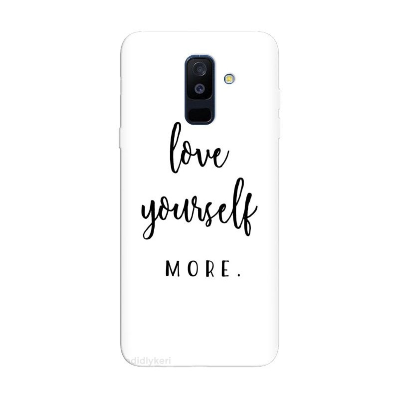 Husa silicon pentru Samsung Galaxy J8 2018, Love Yourself More