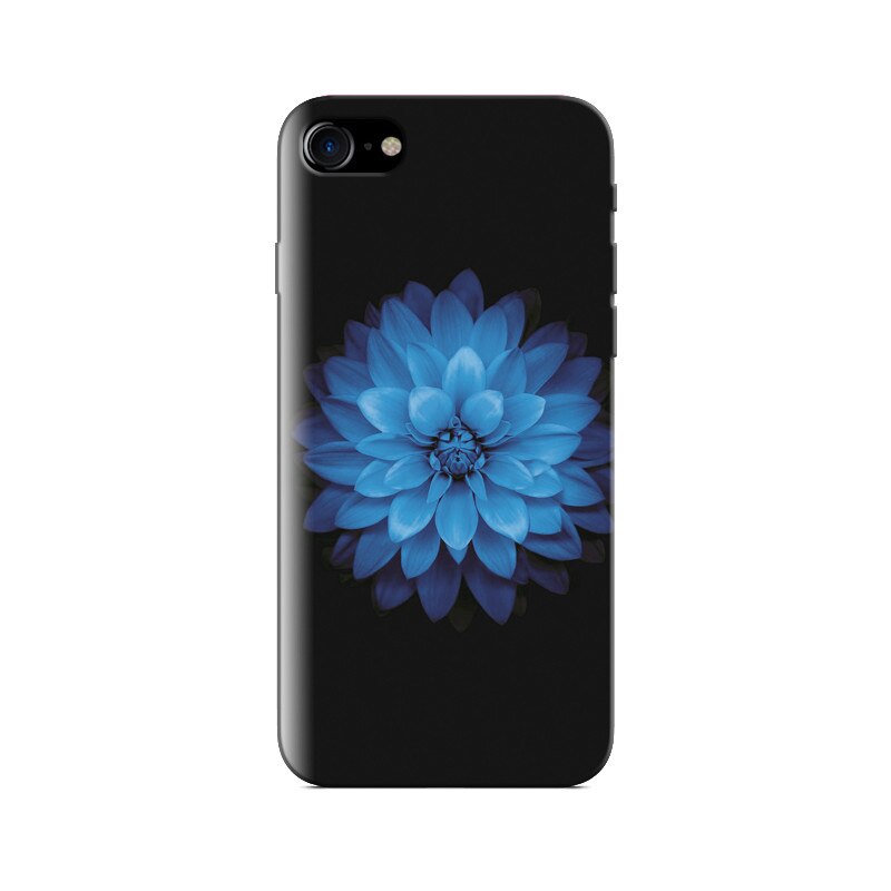 Husa Iphone 5s Blue Lotus Flower Black Backgrounds