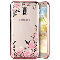Husa Samsung Galaxy J5 2017 Tpu Flori Rose Gold