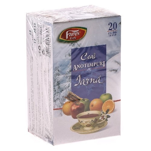 Ceai Anotimpuri Iarna, 20plicuri, Fares