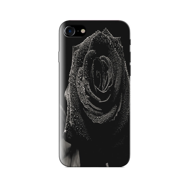 Husa Iphone 8 Black Rose Nature Flowers