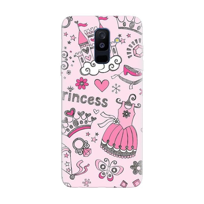 Husa silicon pentru Samsung Galaxy J8 2018, Princess