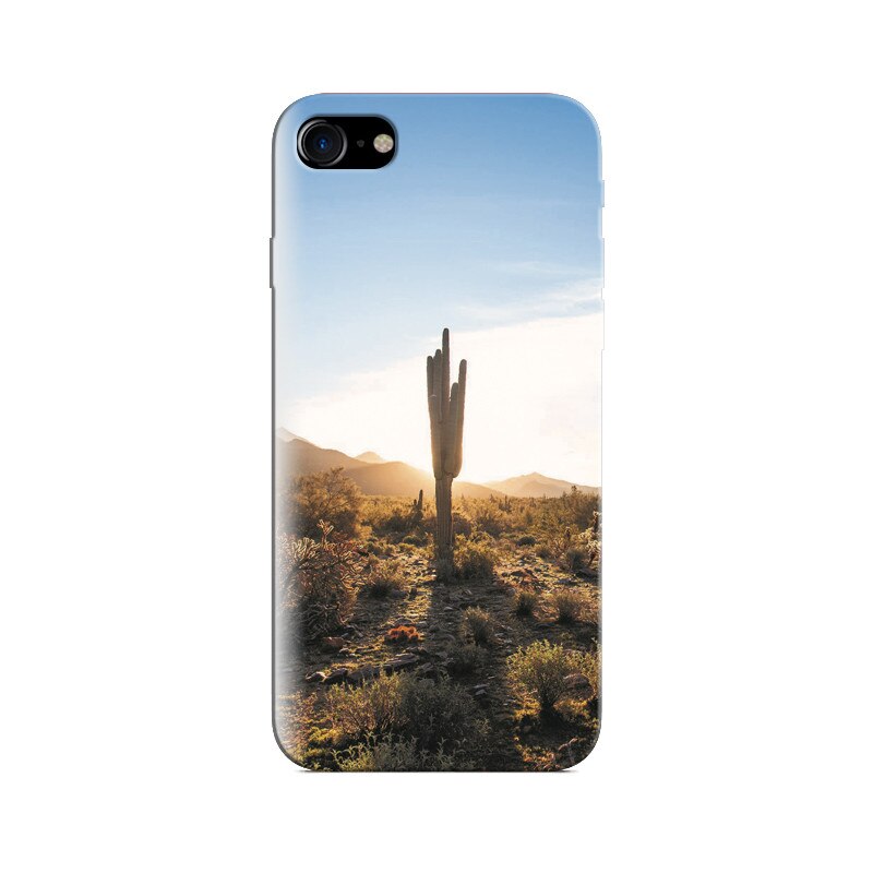 Husa Iphone 8 Cactus Saguaro Flower Desert Sunrise