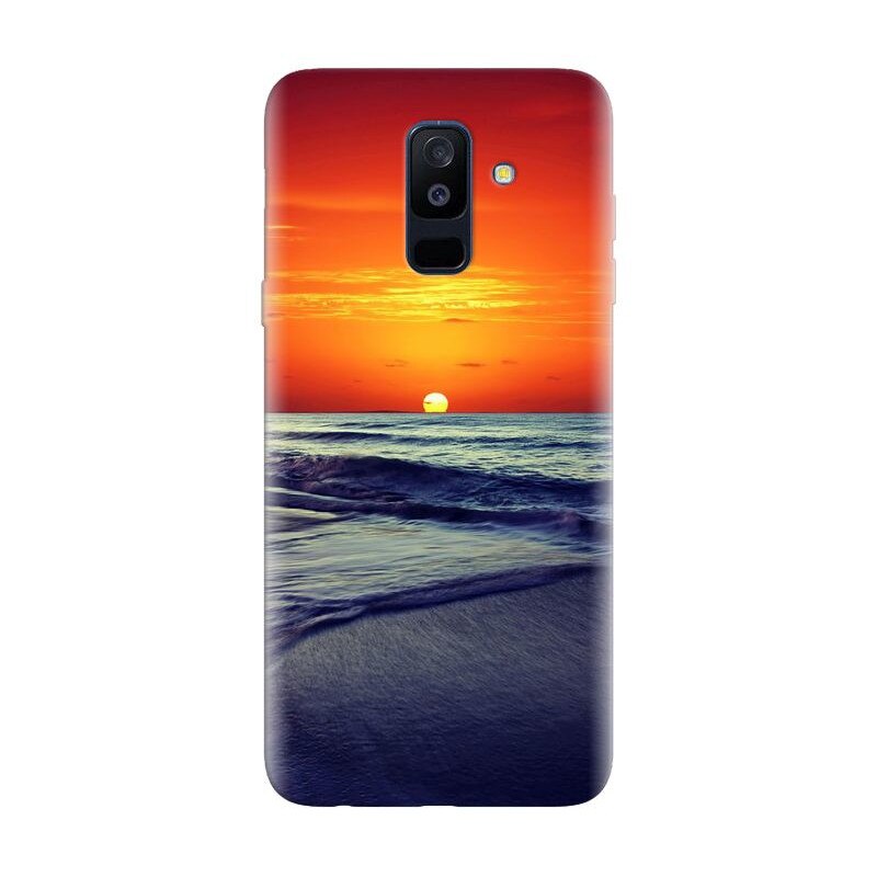 Husa silicon pentru Samsung Galaxy J8 2018, Ocean Sunset
