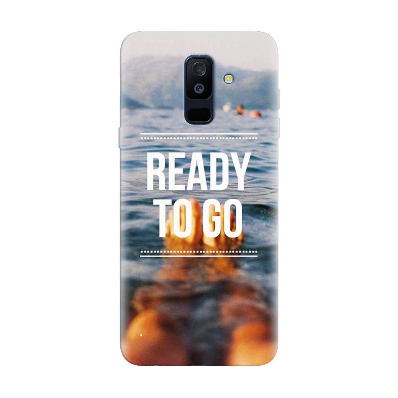 Husa silicon pentru Samsung Galaxy J8 2018, Ready To Go Swimming