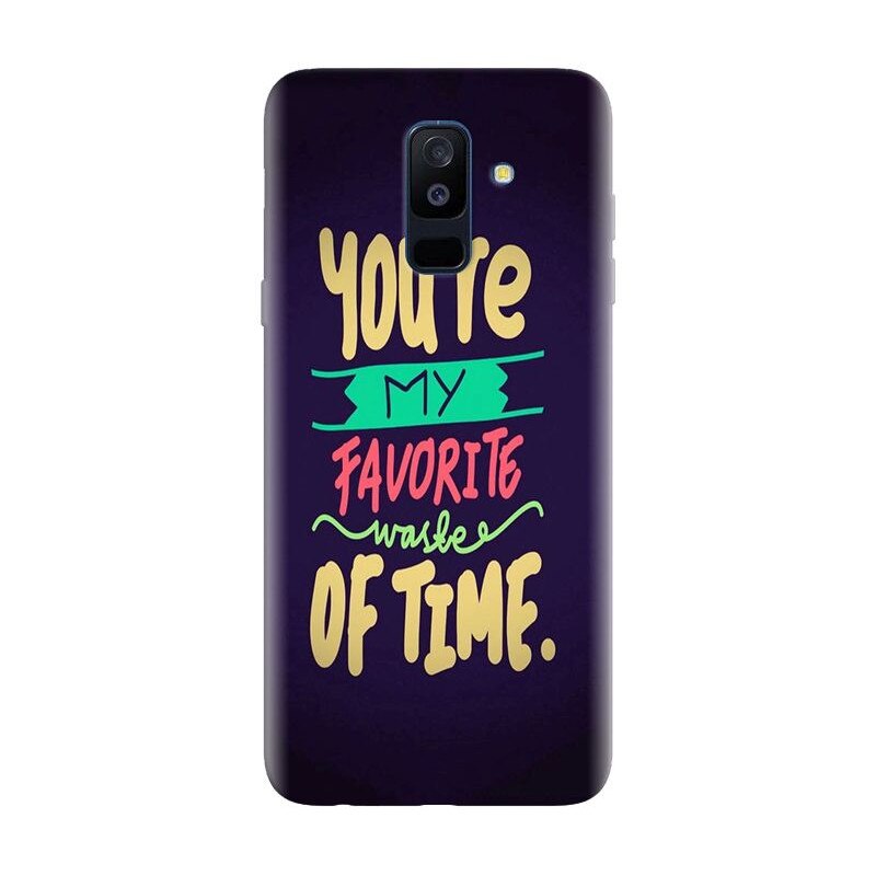 Husa silicon pentru Samsung Galaxy J8 Plus 2018, My Favorite Waste Of Time