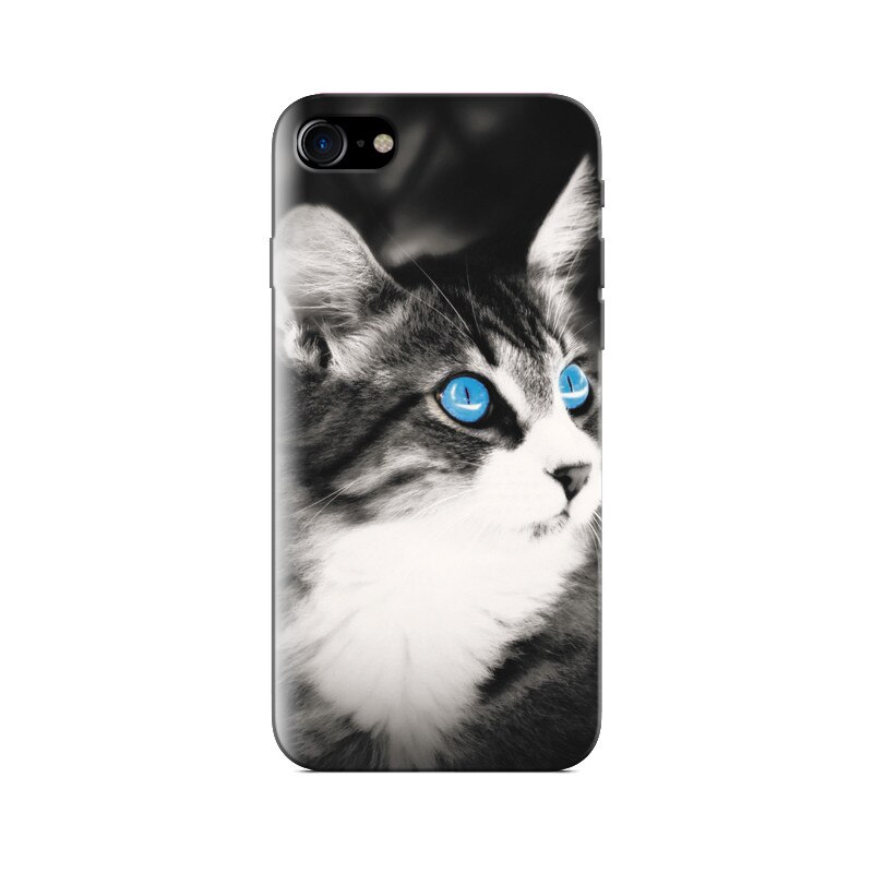 Husa Iphone 5s Blue Eyes Beautiful Cat40 X 1136