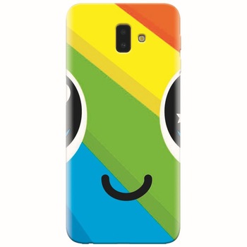 Husa silicon pentru Samsung Galaxy J6 Plus, Happy Face Husa silicon pentru Samsung Galaxy J6 Plus, Happy Face